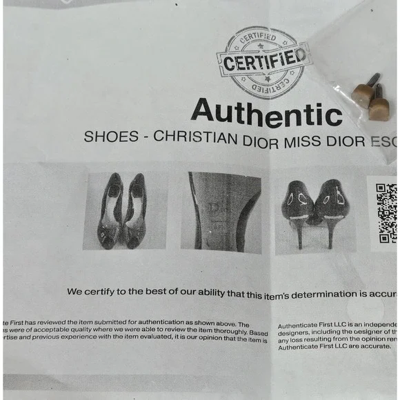 Dior Miss Dior Black Patent Heels 39.5 US 9.5 Full Set Box COA DIY Re-Dyed - Picture 13 of 13